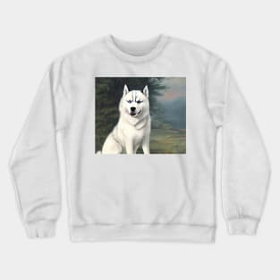 Winter Siberian Husky Crewneck Sweatshirt